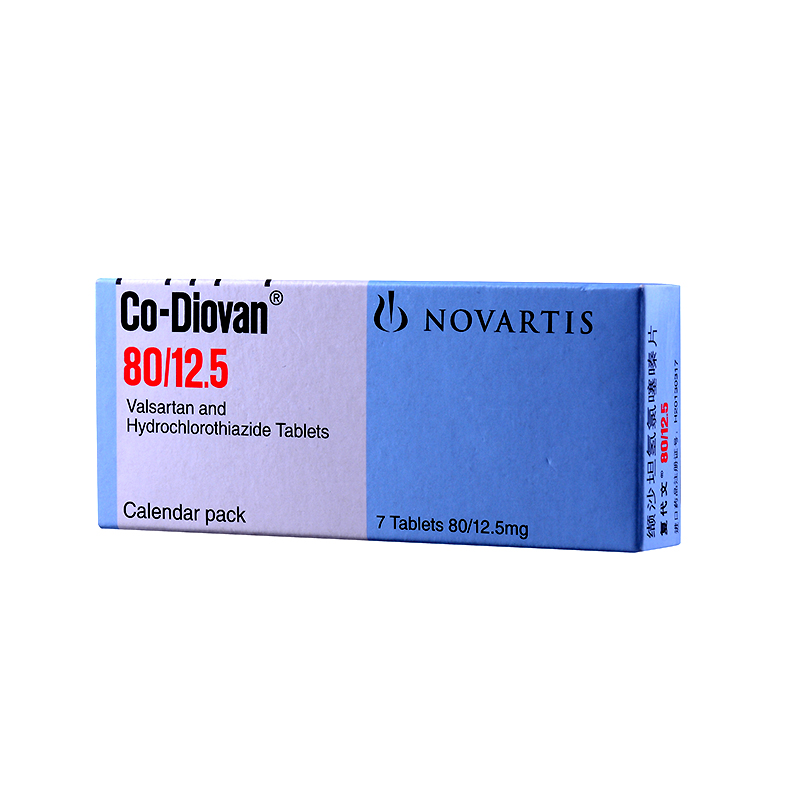 復(fù)代文 纈沙坦氫氯塞嗪片 80mg:12.5mg*7片